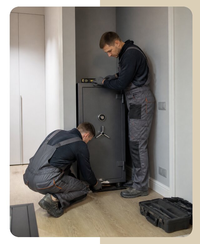 Установка сейфа в квартире в Саяногорске от 4609 р. | ДвериЛегко-Снг