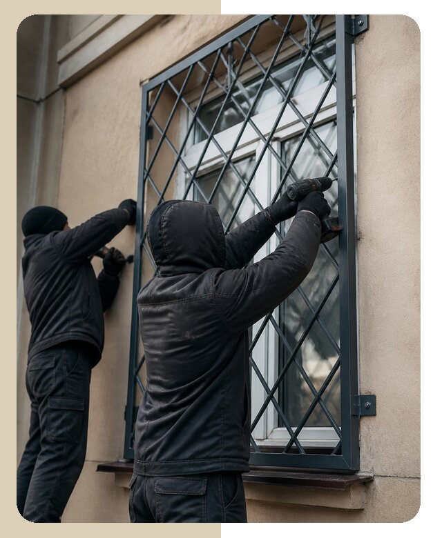 Установка антивандальных решеток на окна в Саяногорске